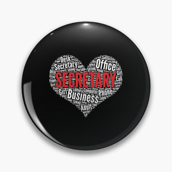 Item preview, Secretary Heart Shape Word Cloud Design graphic designed and sold by theodoros20.