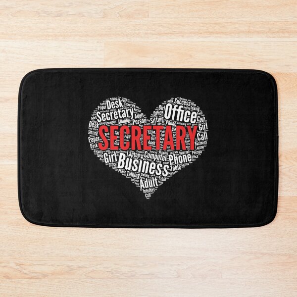 Item preview, Secretary Heart Shape Word Cloud Design graphic designed and sold by theodoros20.