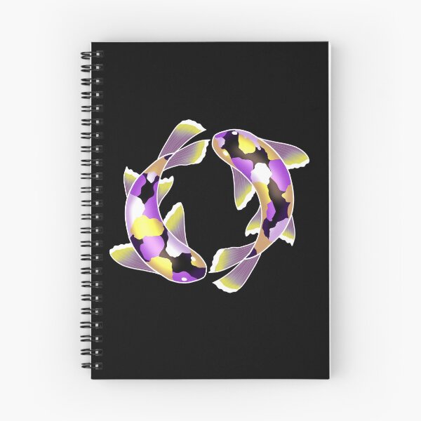 Item preview, Nonbinary koi fish  designed and sold by DoesArtAndStuff.