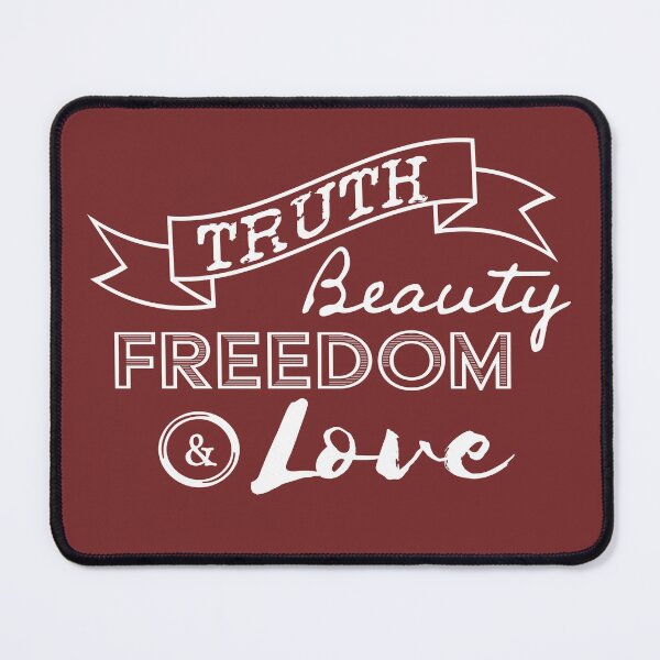 Item preview, Truth, Beauty, Freedom, Love designed and sold by offbookdesigns.