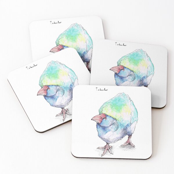 Takahe Coasters (Set of 4)