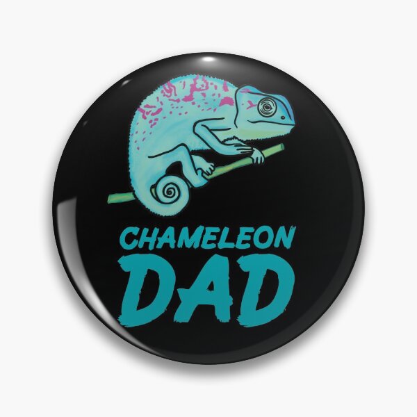 Item preview, Chameleon Dad for Chameleon Lovers, Blue  designed and sold by Mochi-Merch.