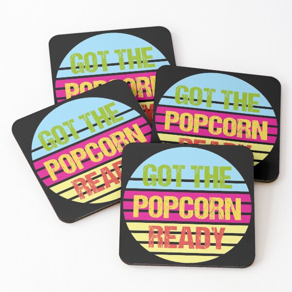 Item preview, Got The Popcorn Ready - Funny Popcorn shirt for Movie and sport fans  designed and sold by 5lav.