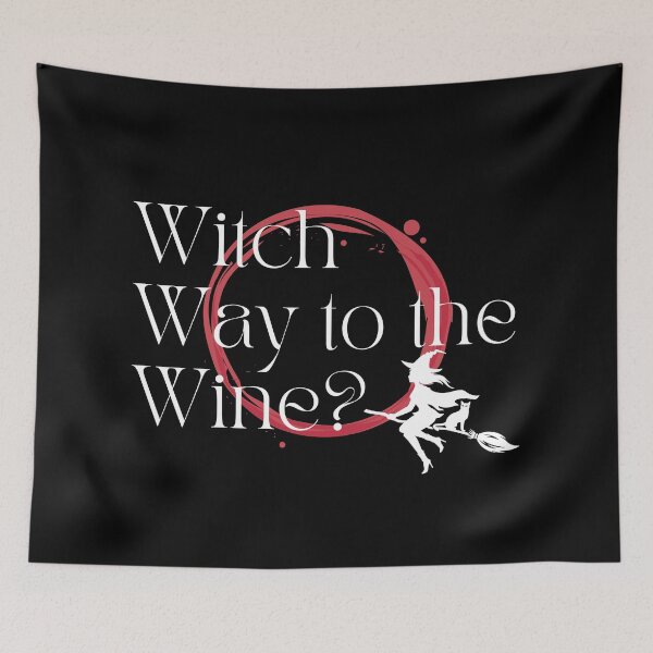 Item preview, Witch Way to the Wine designed and sold by Yemena.