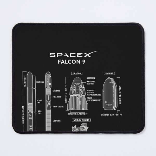 Item preview, Falcon 9 Blueprint Classic designed and sold by JoshuaBurtens.