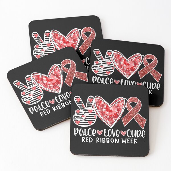 Item preview, Red Ribbon Week Awareness Wear Red Peace Love Cure Costume designed and sold by Ernieaustin.