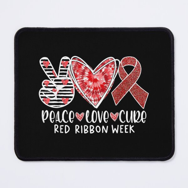 Item preview, Red Ribbon Week Awareness Wear Red Peace Love Cure Costume designed and sold by Ernieaustin.