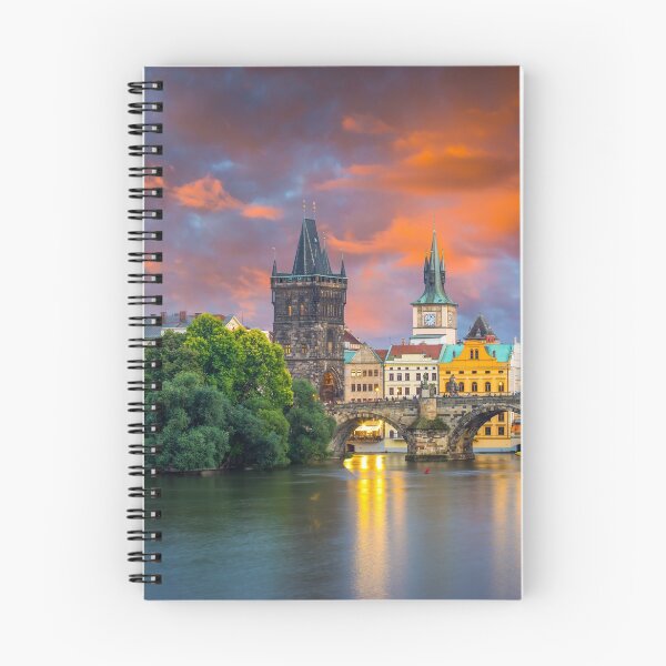 Item preview, River Vltava at Dusk Prague Czech Republic designed and sold by ianwoolcock.