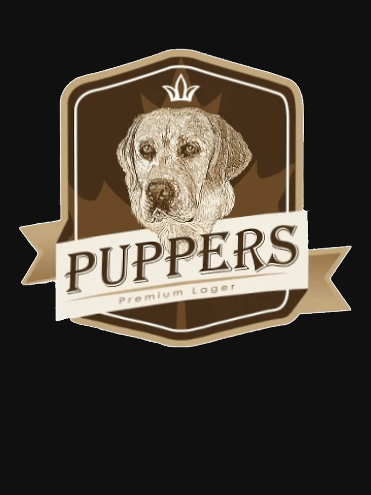 "Puppers, Officially Waynes favourite beer " Tshirt for Sale by