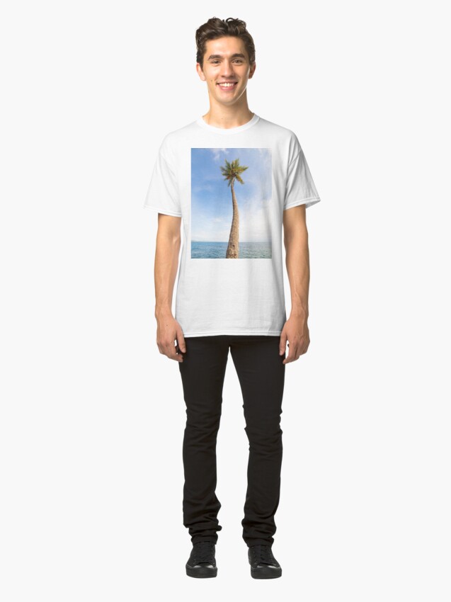 Alternate view of Tall palm tree against sky Classic T-Shirt