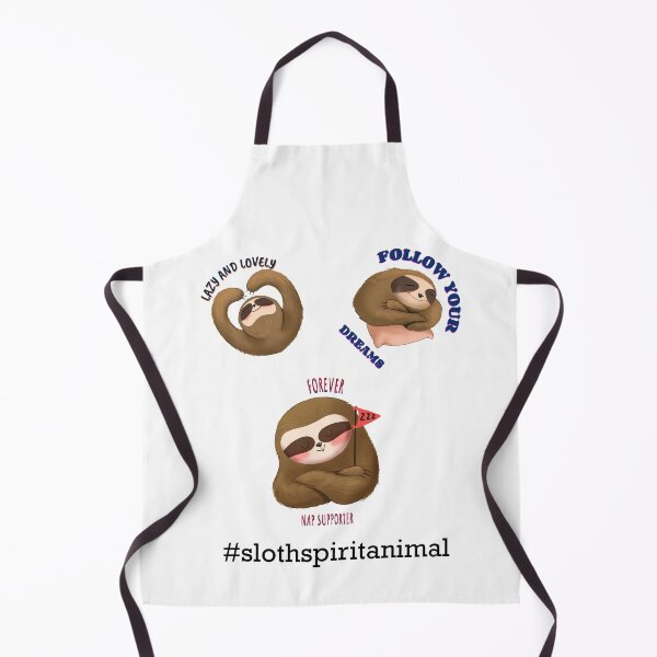 Item preview, sloth is my spirit animal sticker pack designed and sold by helkav.