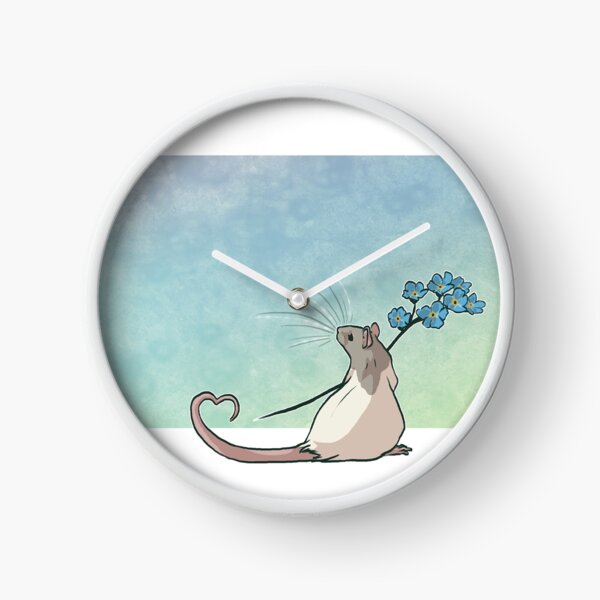 Forget Me Not Clock