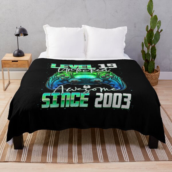 Item preview, Level 19 Unlocked Awesome Since 2003 19th Birthday Gaming designed and sold by Ernieaustin.