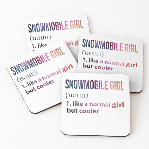 Item preview, Snowmobile Girl like a normal Girl but cooler galaxy designed and sold by jentochicken.