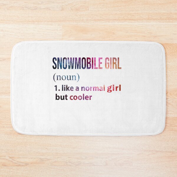 Item preview, Snowmobile Girl like a normal Girl but cooler galaxy designed and sold by jentochicken.