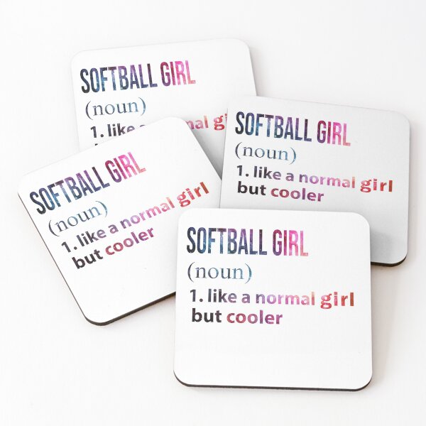 Item preview, Softball Girl like a normal Girl but cooler galaxy designed and sold by jentochicken.