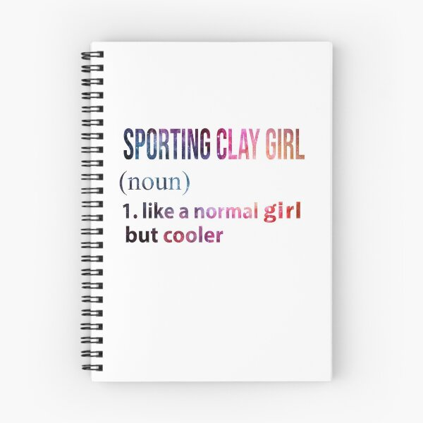 Item preview, Sporting clay Girl like a normal Girl but cooler galaxy designed and sold by jentochicken.