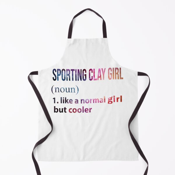 Item preview, Sporting clay Girl like a normal Girl but cooler galaxy designed and sold by jentochicken.