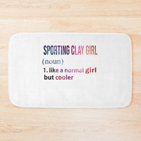 Item preview, Sporting clay Girl like a normal Girl but cooler galaxy designed and sold by jentochicken.