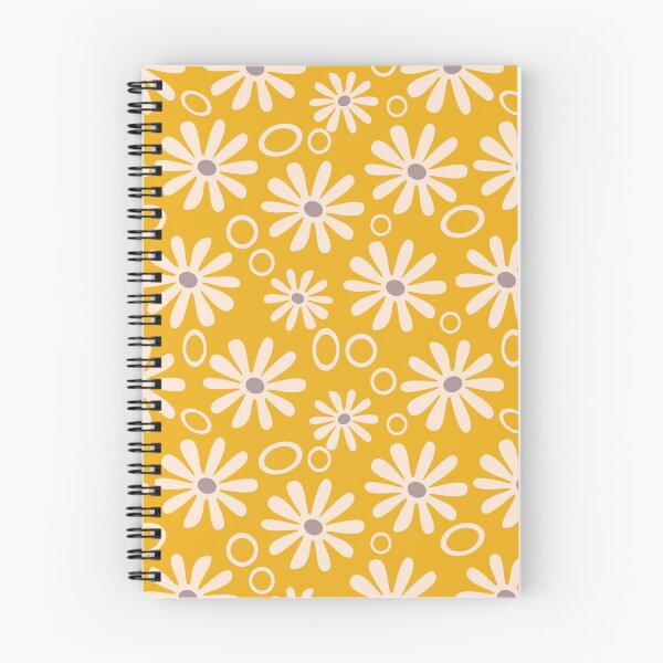 Item preview, Funky Daisies and Bubbles on Sunset Pattern designed and sold by anzelas.