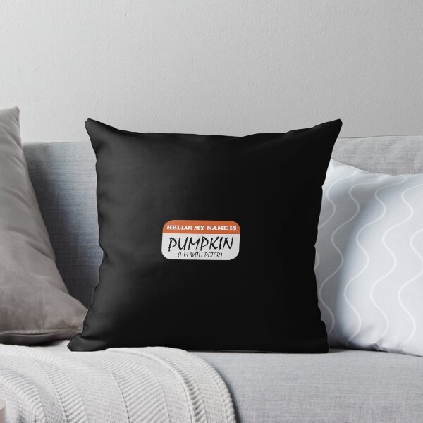 Item preview,  Hello My Name Pumpkin Im With Peter Couples Halloween designed and sold by sandyq55.