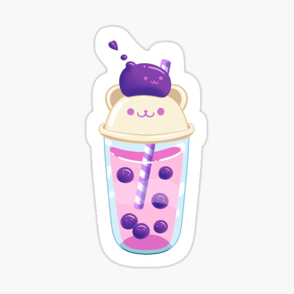 Vista previa del artículo con la obra «Bubble Bear Bubble Tea», diseñado y vendido por TeruVision.