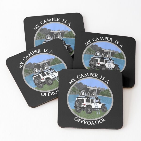 Item preview,  My Camper Offroader Rocky Mountains Colorful designed and sold by bonytmrz.
