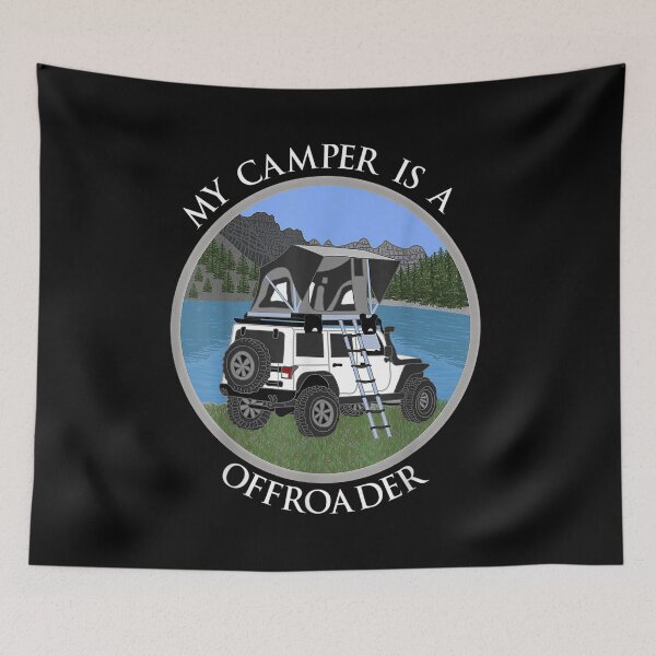 Item preview,  My Camper Offroader Rocky Mountains Colorful designed and sold by bonytmrz.
