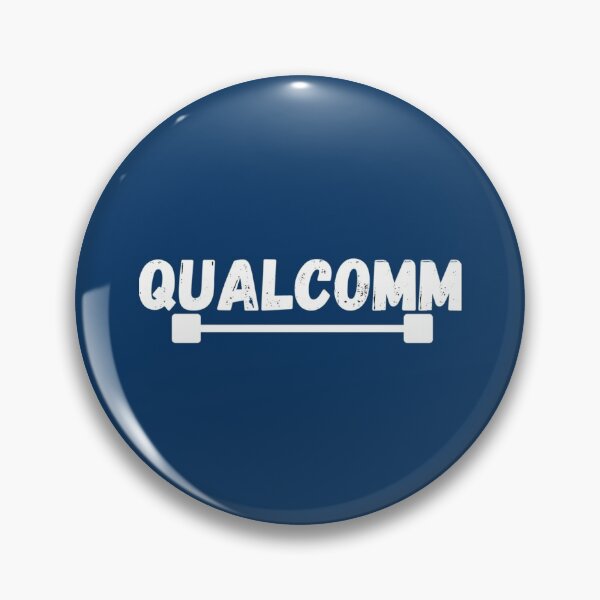Item preview, Qualcomm qualcomm word text   designed and sold by LASKIN-Boutique.