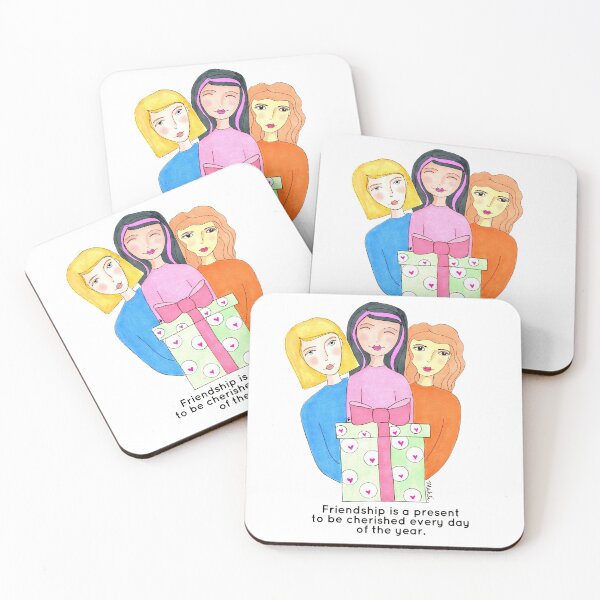 Item preview, Friendship is a Present designed and sold by Mahli's  Artful Whimsy.