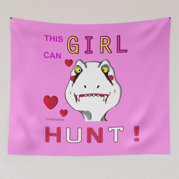 Item preview, This Girl Can Hunt - Yellowbox ink painting designed and sold by twyellowbox.