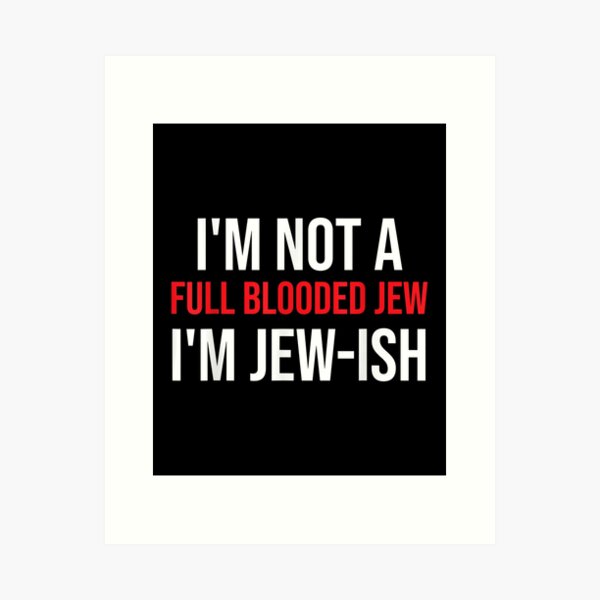 Item preview,  Im Jew Not Full Blooded Ish Chanukah designed and sold by bonytmrz.