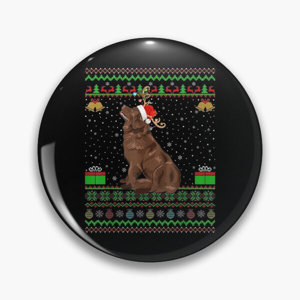 Item preview,  Reindeer Santa Hat Matching Ugly Newfoundland Christmas designed and sold by bonytmrz.
