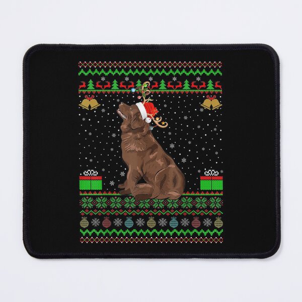 Item preview, Reindeer Santa Hat Matching Ugly Newfoundland Christmas designed and sold by bonytmrz.