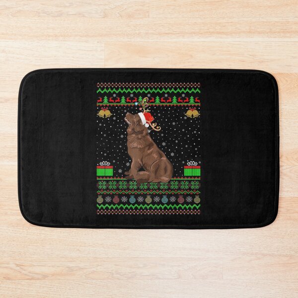 Item preview,  Reindeer Santa Hat Matching Ugly Newfoundland Christmas designed and sold by bonytmrz.