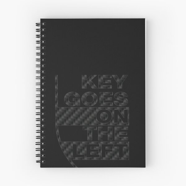 Item preview, Key Goes on the Left Carbon Classic designed and sold by JoshuaBurtens.