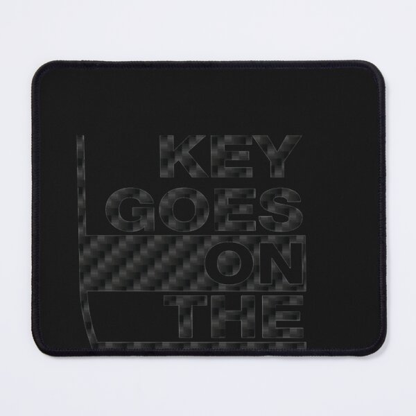 Item preview, Key Goes on the Left Carbon Classic designed and sold by JoshuaBurtens.