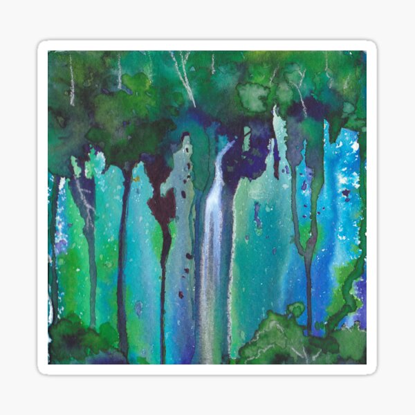 Cliff Fall Sticker