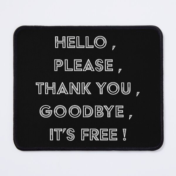 Item preview,  Hello thank you designed and sold by ricobarinas.