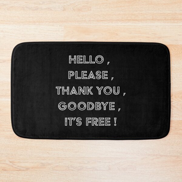 Item preview,  Hello thank you designed and sold by ricobarinas.
