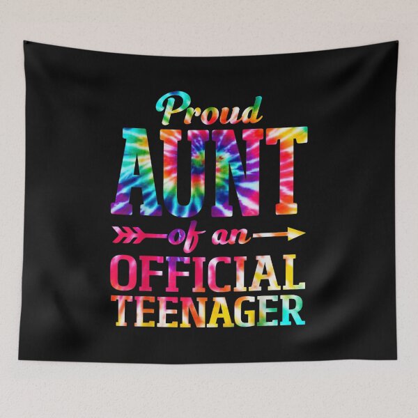 Item preview,  Tie Dye 13 Years Old Aunt Official Nager 13th Birthday designed and sold by bonytmrz.