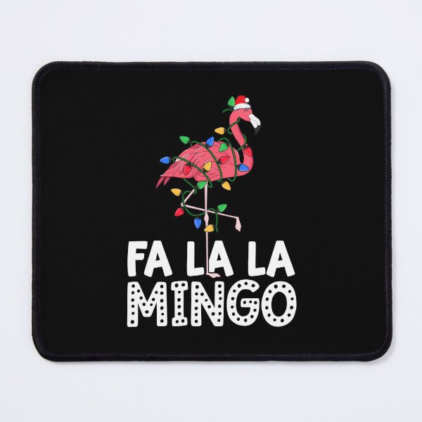 Item preview, Fa La La Mingo Flamingo Christmas Tree Lights Tropical Xmas designed and sold by HDankdesign.