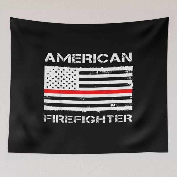 Item preview,  American Firefighter Thin Red Line Fireman Firewoman designed and sold by olivee79.