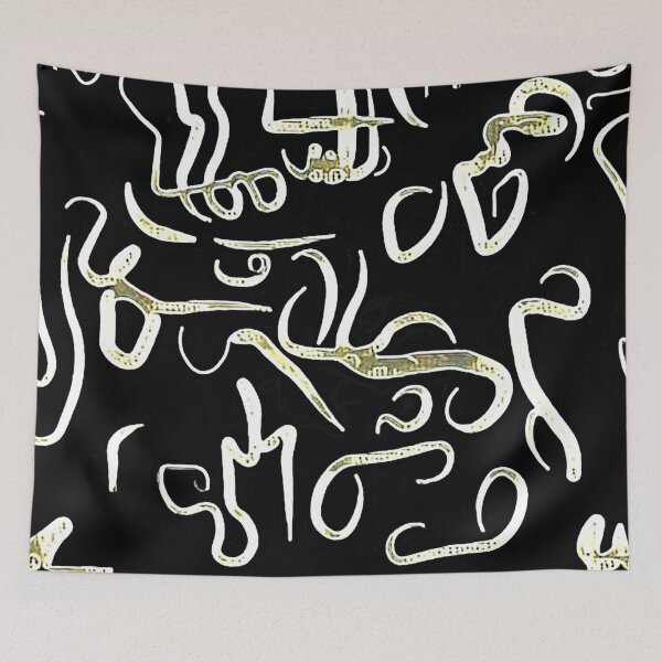 Item preview, sacred writings, for connoisseurs, yellow black, monochrome, minimalism, saying, riddle, rebus designed and sold by Maria Mihailova.