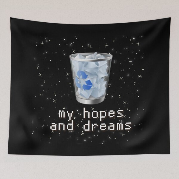 Item preview, trash my hope and dreams shit post designed and sold by VITYY.