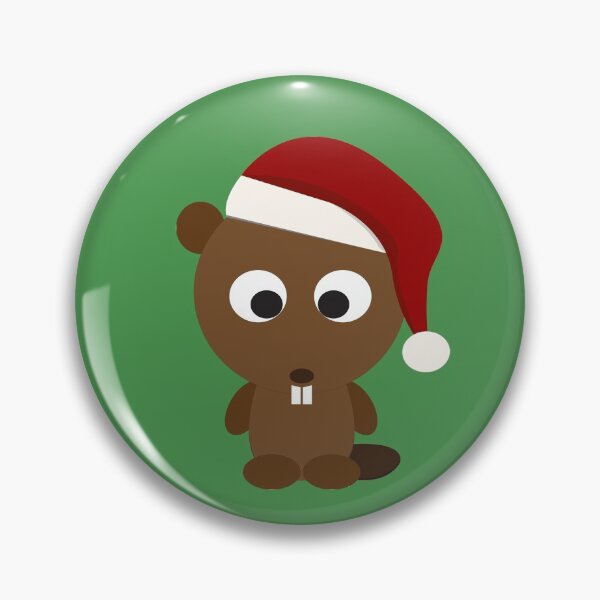 Item preview, Adorable Cartoon Santa Beaver designed and sold by Hedgie Designs.