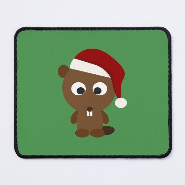 Item preview, Adorable Cartoon Santa Beaver designed and sold by Hedgie Designs.