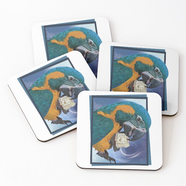 Item preview, bluebeard macaw designed and sold by obscurite.