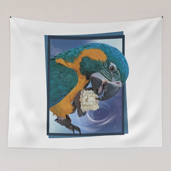 Item preview, bluebeard macaw designed and sold by obscurite.