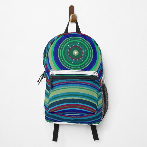 Item preview, ֎ HYPNOTIQUE ֍ Groovy ~*Party On Teal!*~ 70s Retro Kitsch Meme Theme ~ Abstract Digital Art ~ Mandala Medallion Kaleidoscope Sacred Geometry~colorful tones~psychadelic bulls eye target designed and sold by Spinning Plates 360.